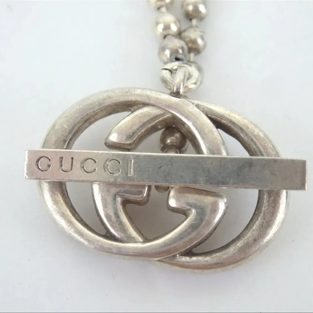 Gucci Silver Interlocking G Necklace SİLVER 925 - Picture 3 of 11
